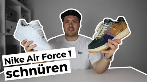 schnürsenkel binden nike air|Nike Air Force 1s schnüren .